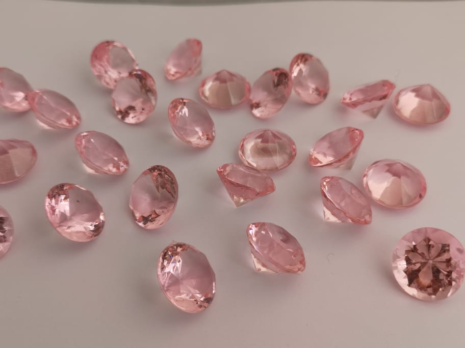 Diamond Scatters Pink 20mm 