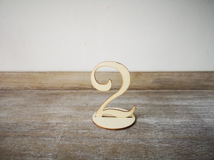 Wooden Standing Table Numbers 1-10 Smtable1-10