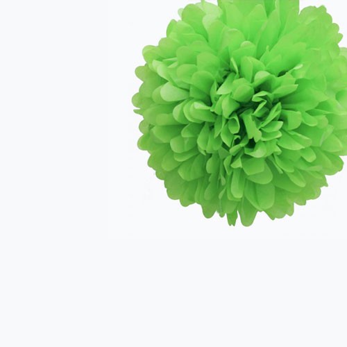 Green Tissue Pom Pom - Small Green-Tissue-Pom-Pom---Small