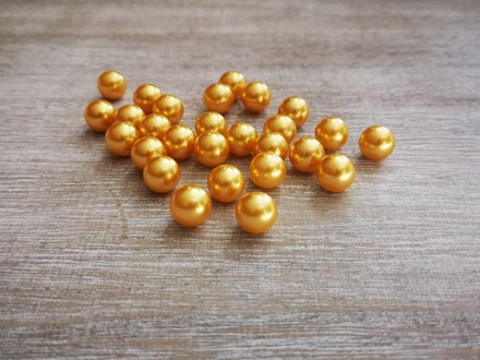 Gold Acrylic Pearls 12mm Gold pearls 12mm