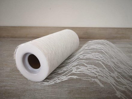Ivory Lace Roll 15cmx 10mtrs Ivorylace10m