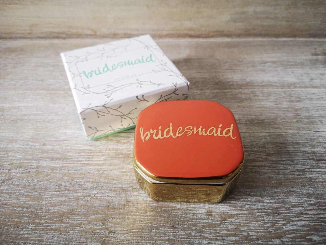 'Bridesmaid' Trinket Box bridesmaidbox