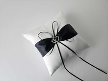 Double Heart Ring Cushion Black and White Double-Heart-Ring-Cushion-Black-and-White
