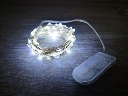 5m Seed Lights Cool White Silver Wire 5m-Seed-Lights-Cool-White-Silver-Wire