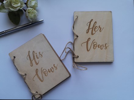 His and Hers Vows Booklet HHV02