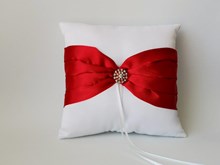 White and Red Satin Ring Cushion White-and-Red-Satin-Ring-Cushion