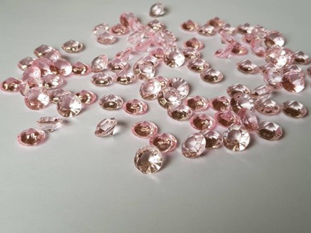 Baby Pink Diamond Confetti 10mm Baby-Pink-Diamond-Confetti-10mm