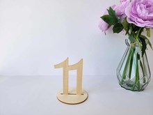 Wooden Standing Table Numbers 1-20 Smtable1-20
