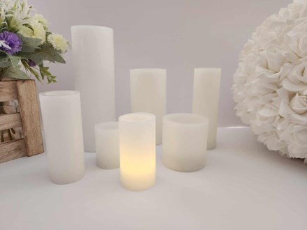 Wax Candle with LED Light 9.5cm LB221