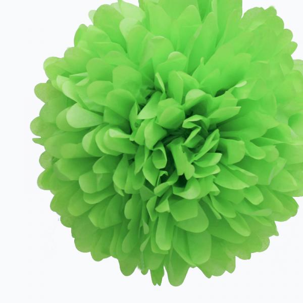 Green Tissue Pom Pom - Large Green-Tissue-Pom-Pom---Large