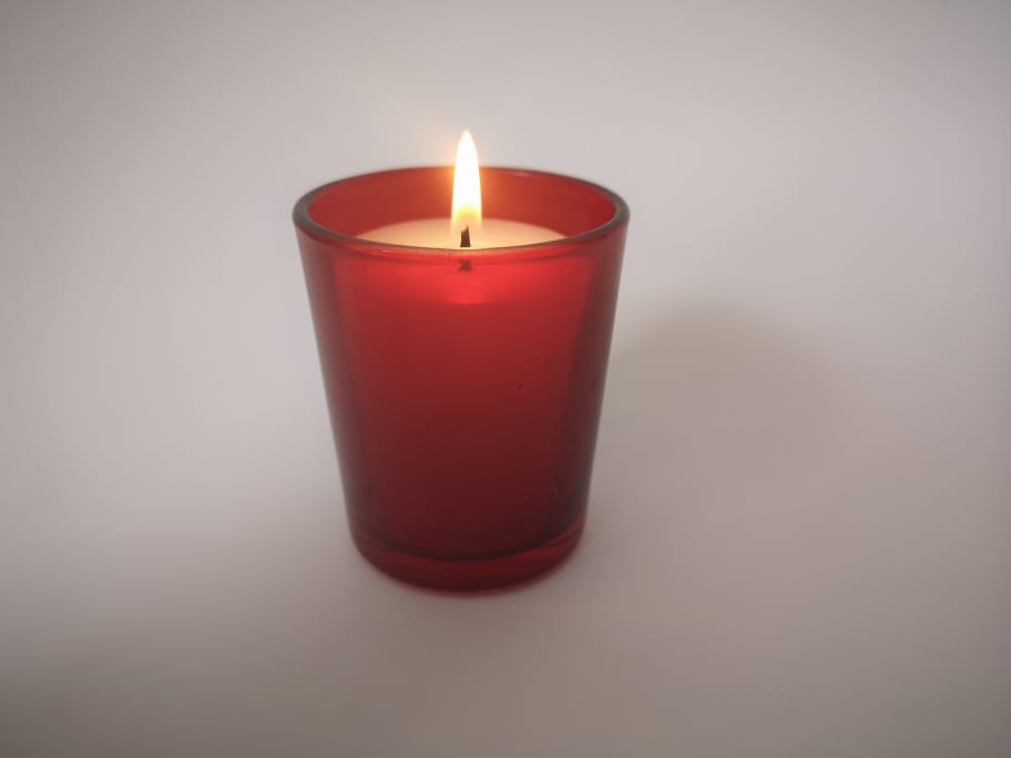 Red Candle Holder Red-Candle-Holder