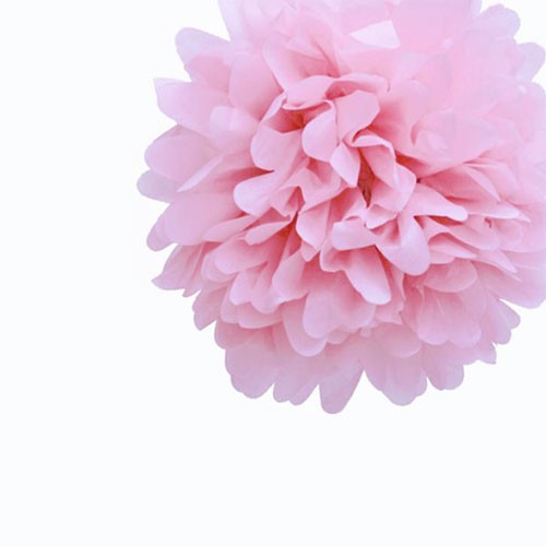 Baby Pink Tissue Pom Pom - Medium Baby-Pink-Tissue-Pom-Pom---Medium