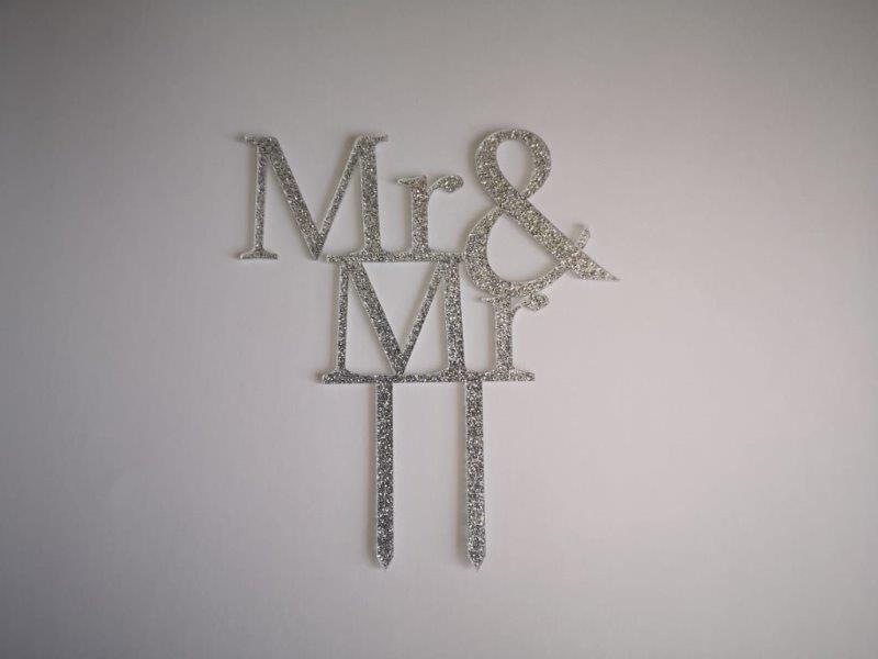 Mr and Mr Cake Topper MMC15