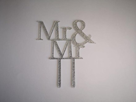 Mr and Mr Cake Topper MMC15