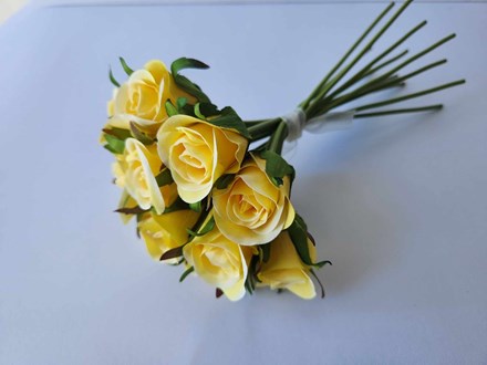 Yellow Rose Bouquet 12 Head YRB25