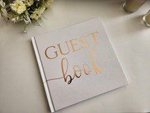 Ivory Wedding Guest Book Ivrybucklebook