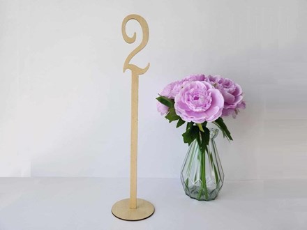 Tall Wooden Table Numbers 1-10 Tallwooden1-10