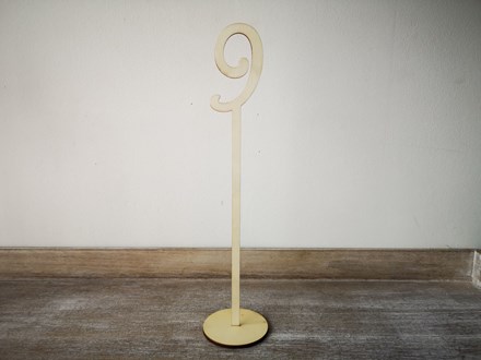Tall Wooden Table Numbers 1-10 Tallwooden1-10